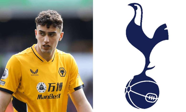 Max Kilman, a defender for Wolves, is allegedly a summer transfer target for Tottenham Hotspur-compressed