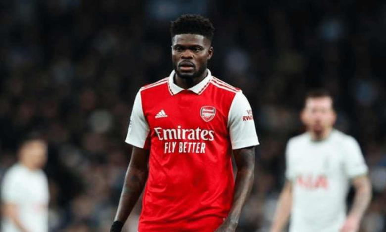 Arsenal defensive midfielder Thomas Partey did not practice with his colleagues in London Colney today-compressed