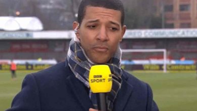 Jermaine Beckford was critical of Robin Koch and Illan Meslier for their contributions to Manchester United's goals-compressed