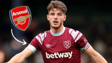 Supporters of Declan Rice hope that the West Ham United player will sign for Arsenal this summer-compressed