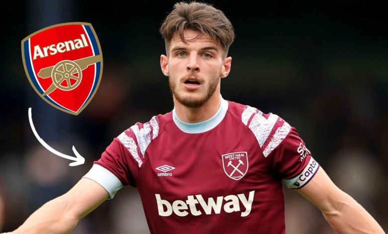 Supporters of Declan Rice hope that the West Ham United player will sign for Arsenal this summer-compressed
