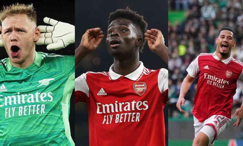 Gunners' Trio Secures Their Future Arsenal Agrees to Extend Contracts of Ramsdale, Saka, and Saliba!-compressed