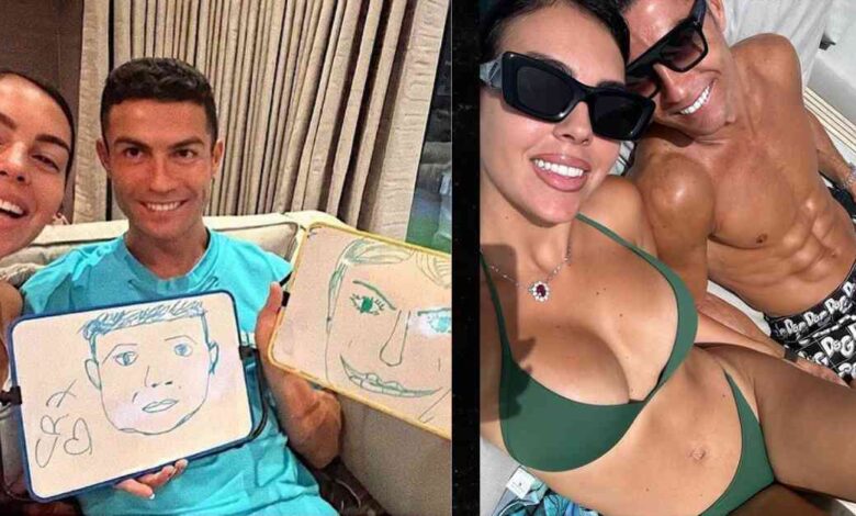 Cristiano Ronaldo and Georgina Rodriguez. (Source: ESPN)