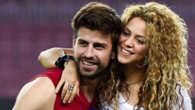 Gerad Pique and Shakira. (Source: Sky Sports)