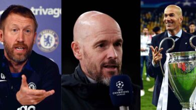 Graham Potter, Erik ten Hag and Zinedine Zidane. (Source: ESPN)